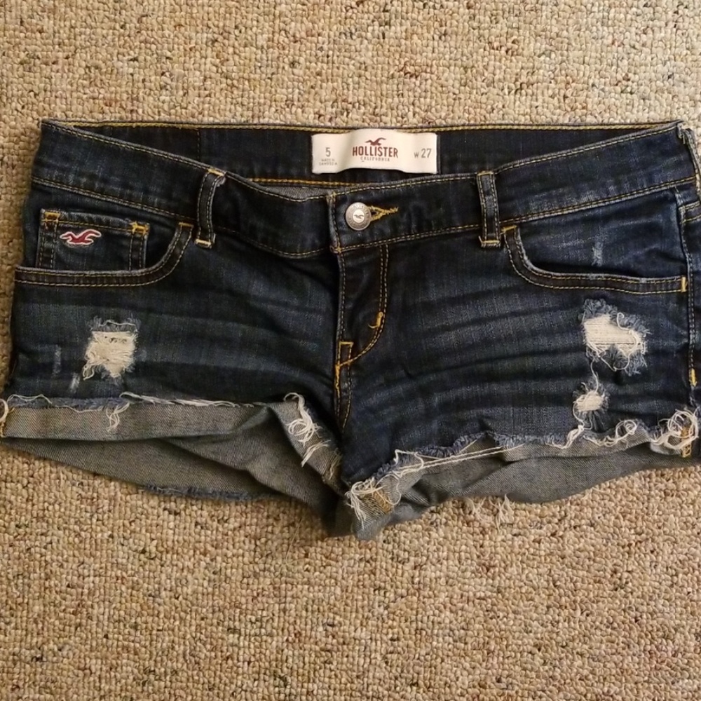 Hollister jean shorts
